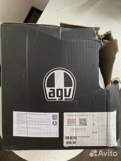 Мотошлем AGV k1