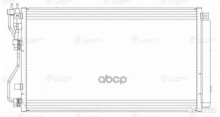 Радиатор кондиционера Kia Optima (15) 2.0i/2.4i