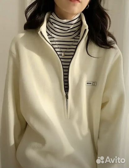 Флисовая кофта полузамок