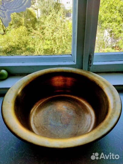 Медный таз для варенья