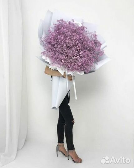 Букеты Гиганты из Гипсофилы