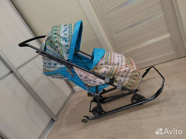 Детские санки коляска