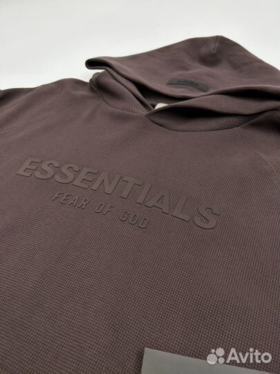 Fear of god essentials худи оригинал