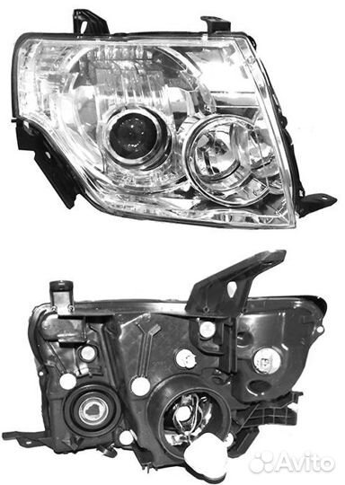 Фара Mitsubishi Pajero IV V 8 / 9 2006+ под ксенон