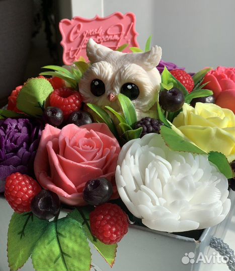 Фрмы для мыла (ягоды: клубника, черника)