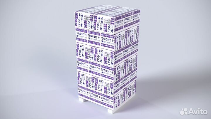 Экструдированный пенополистирол Графит+ 100мм