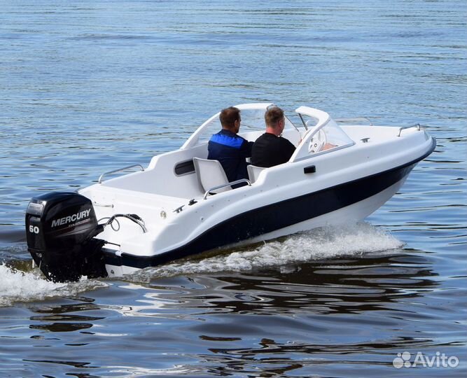 Новый катер (моторная лодка) Неман 450 Open
