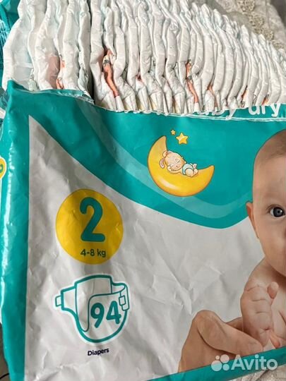 Подгузники pampers 2