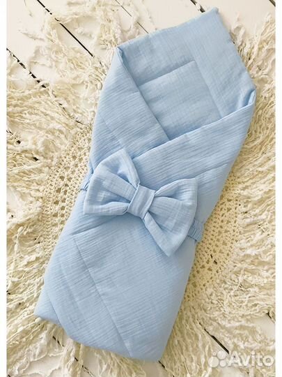 Конверт на выписку лето Голубое ма-ва