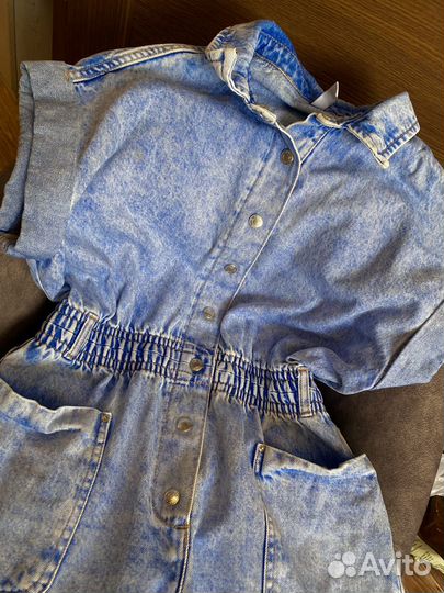 Комбинезон джинсовый женский