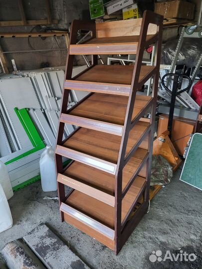 Стеллаж деревянный
