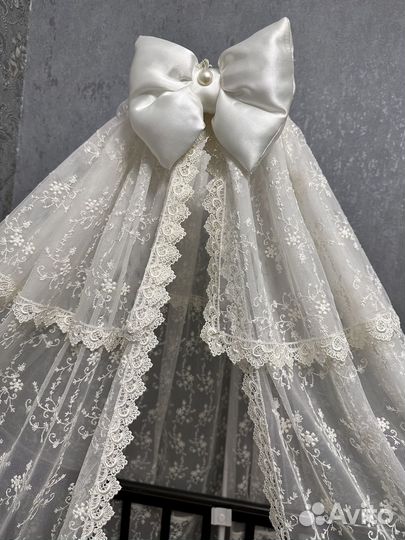 Балдахин, бортики, постельное белье