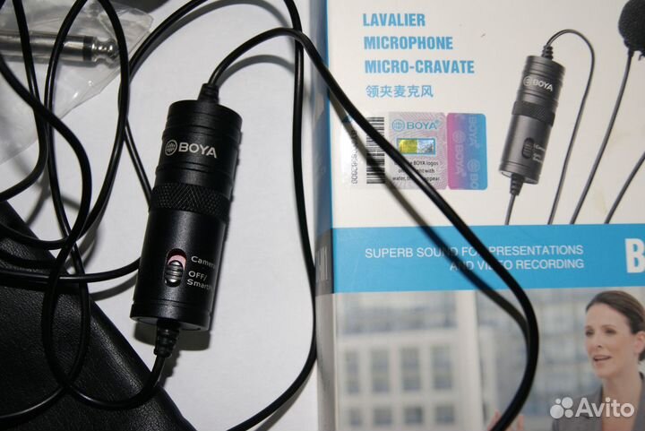 Boya BY-M1 петличный активный микрофон Новый