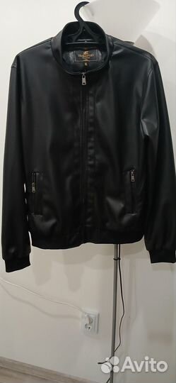 Кожаная куртка мужская
