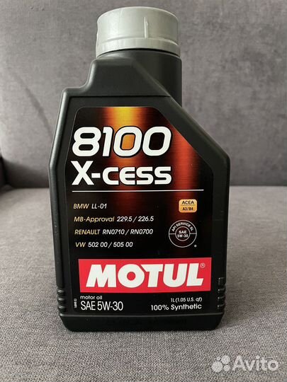 Масло моторное 5w30 motul 8100
