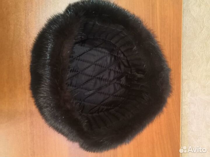 Шапка из меха норки мужская