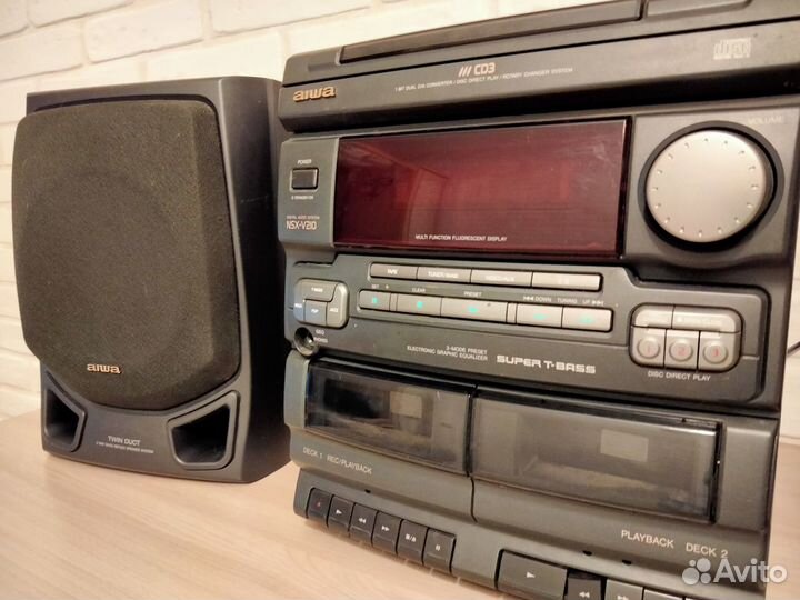 Музыкальный центр aiwa NSX-V210 japan 1990е винтаж