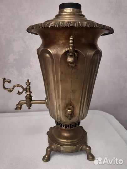 Самовар 1882г на углях на дровах