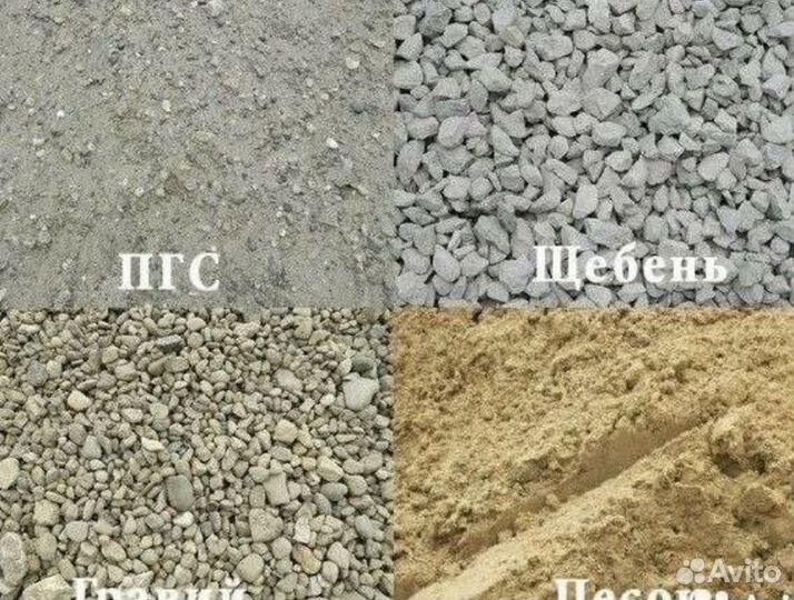 Услуги самосвалов, доставка инертных