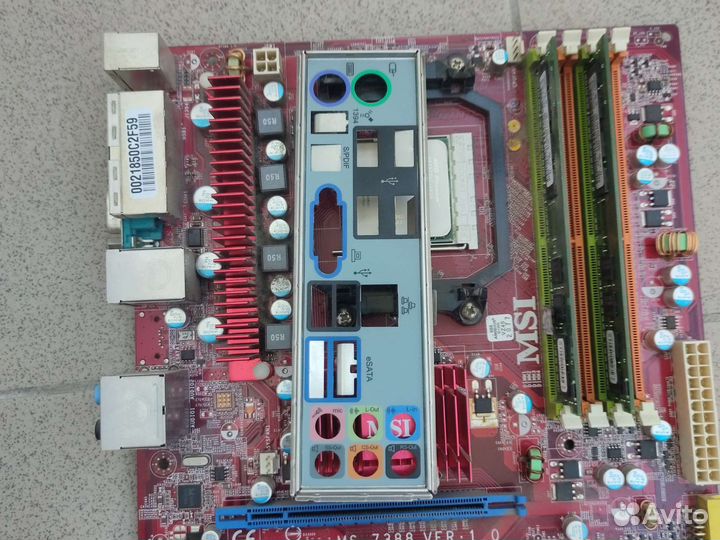 Связка MSI ms7388 ver 1.0 + and phenom x4 9550