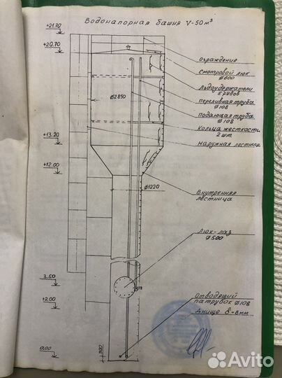 Водонапорная башня 50 м3