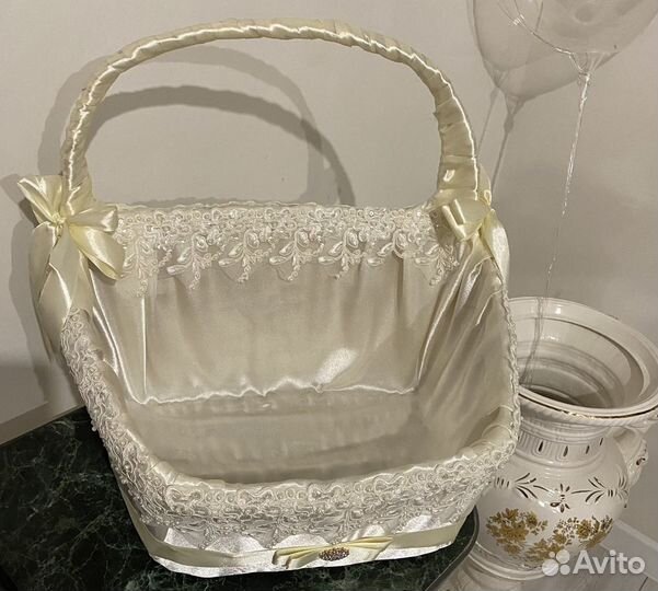 Корзина для крестин, свадеб большая