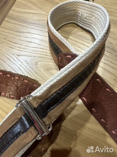 Ремень ручной работы кожа текстиль