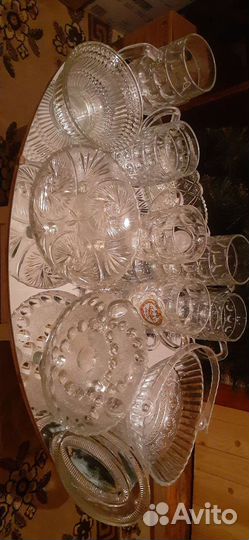 Стекло СССР. Разная посуда