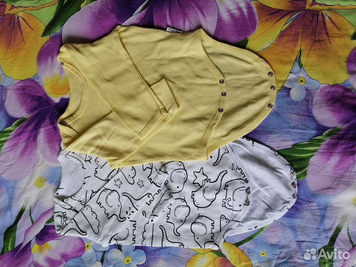 Бодики для новорожденных с длинными рукавом