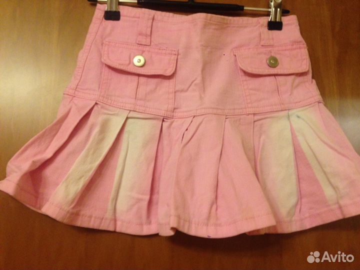 Шорты розовые NAF NAF и яркие юбки д/д 10-13 лет