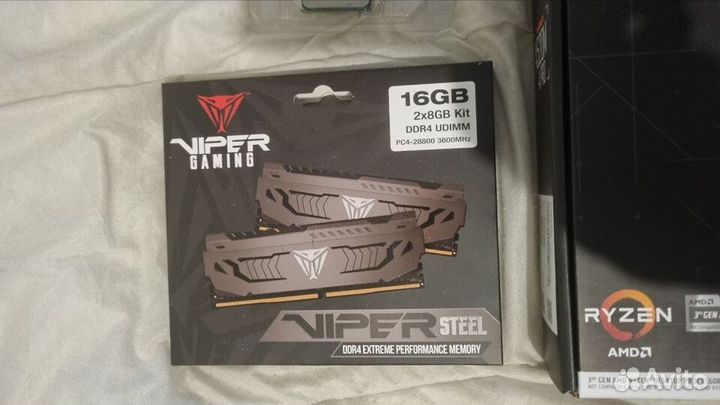 Ryzen 5 5500 Комплект Память 16Gb 3600Мгц