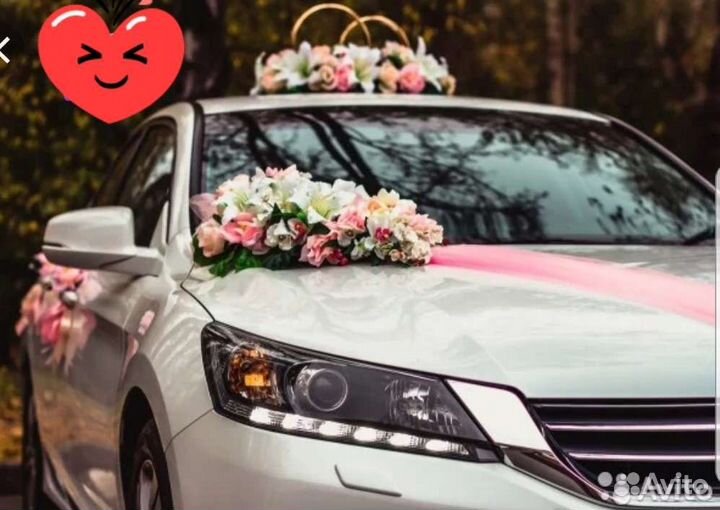 Аренда свадебных украшений на авто