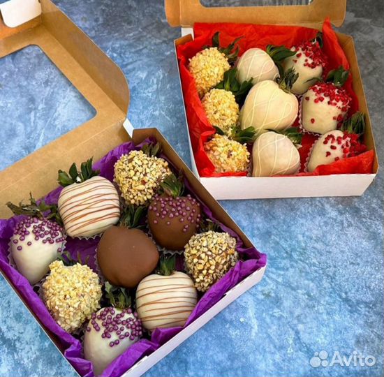 Клубника в шоколаде. Ручная работа