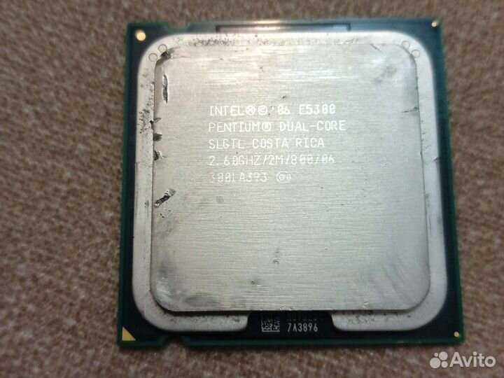 Процессор intel pentium dual-core E5300(2.60GHZ)