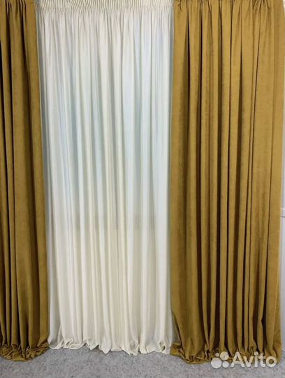 Готовые шторы в зал