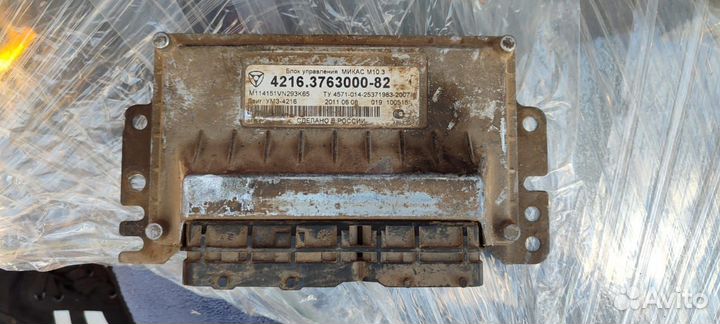 Эбу мозги газель умз 4216 микас м10.3