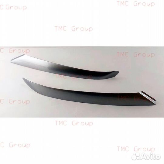 Реснички на фары mazda CX-7 крашенные в серый