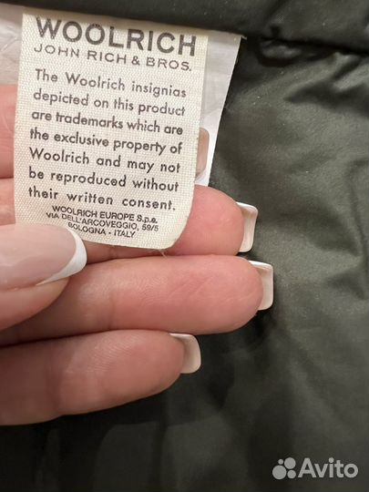 Парка Куртка Пуховик woolrich