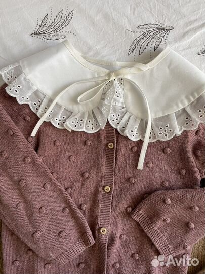 Воротник съемный с кружевом