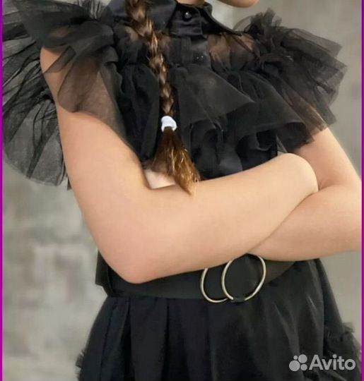 Детское нарядное платье 134