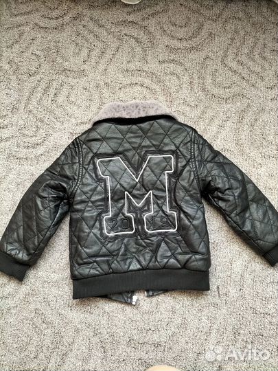 Кожаная куртка детская