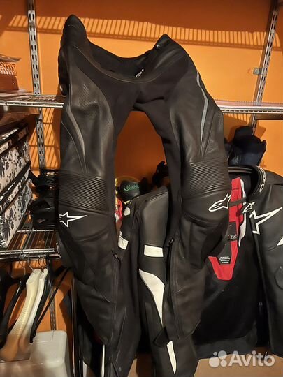 Мото штаны кожаные Alpinestars