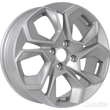 KDW KD1620 : 6.5x16 5*108 Et:45 Dia:63.3 Light Silver Painted
