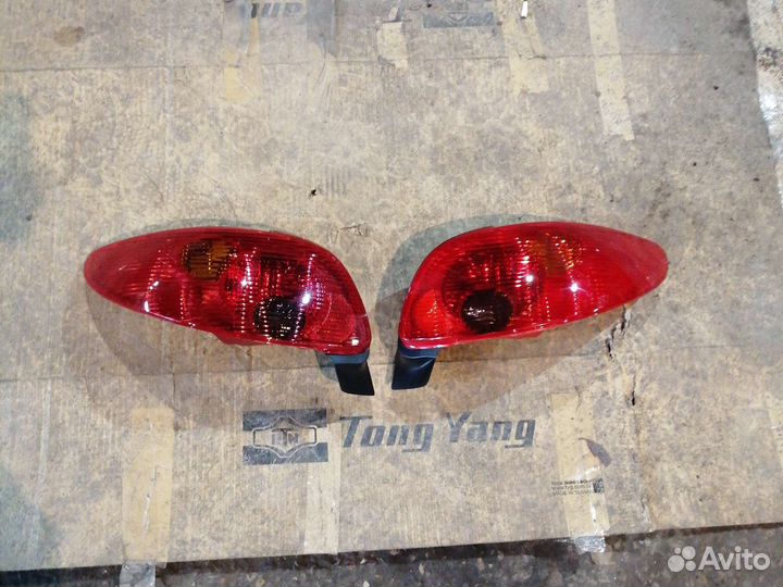 Фонари задние peugeot 206 рестайлинг
