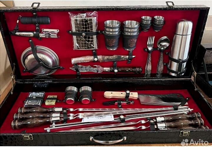 Набор шампуров подарочный 