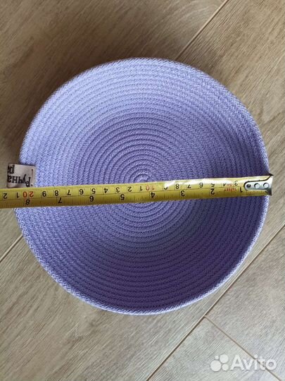 Корзина для хранения, хлопковый шнур