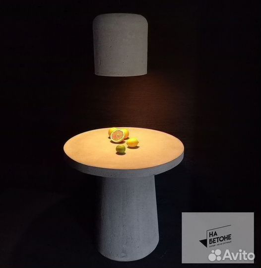 Люстра из бетона