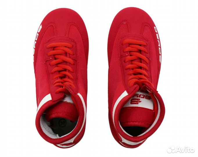 Борцовки на толстой подошве Boybo (30,Синий)