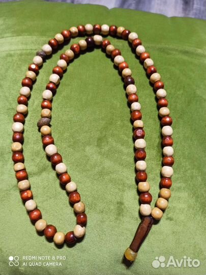 Мусульманские четки, финиковые, коралловые