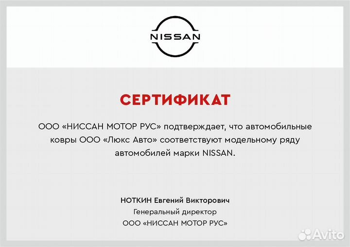 3D Коврики Nissan Экокожа Салон Багажник